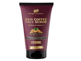 Regal Essence Raw Coffee and Walnut Face & Body Scrub |Tan Removal| All Skin| Men & Women - 100 g
